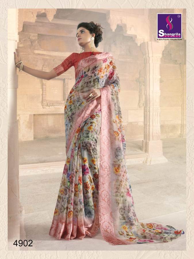 Kanchana Cotton 19 By Shangrila Printed Rich Sarees Collection