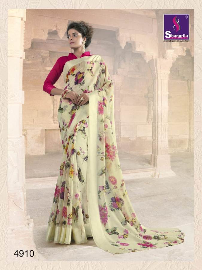 Kanchana Cotton 19 By Shangrila Printed Rich Sarees Collection