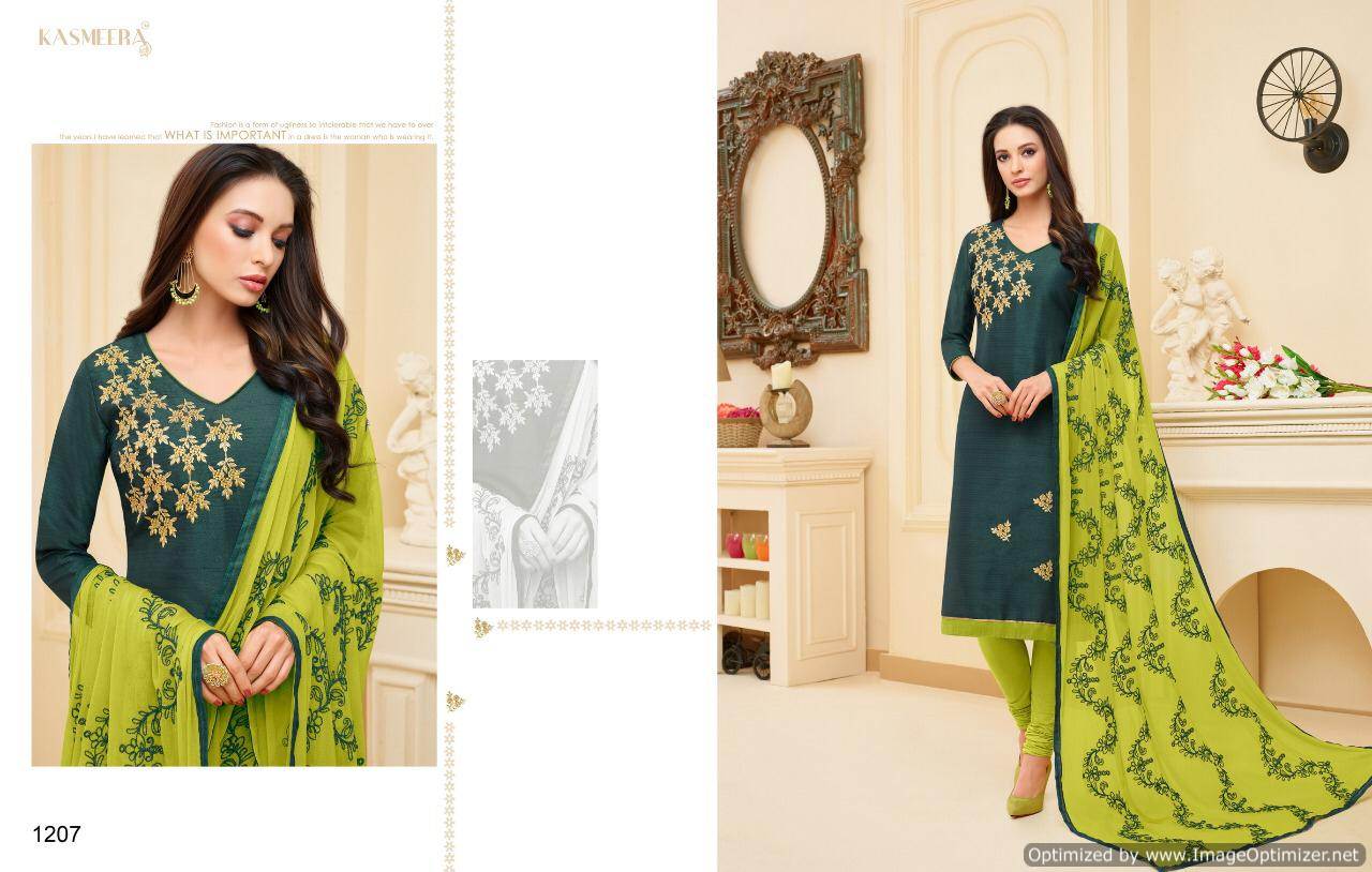 Kamini Silk Vol 4 Kasmeera Churidar Dress Materials Catalogue