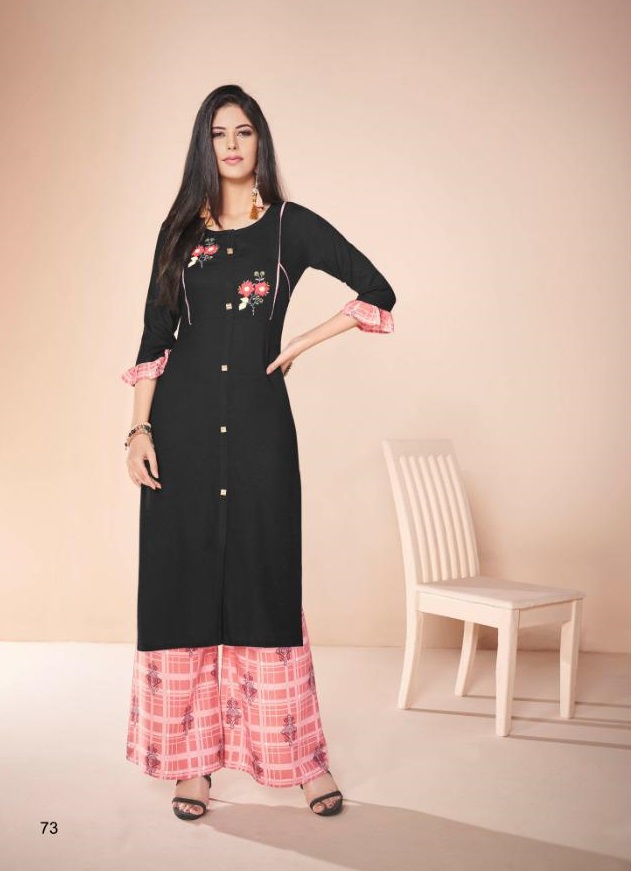 Kalam Vol 3 By Gulkand Designer Kurti With Plazzo Collection