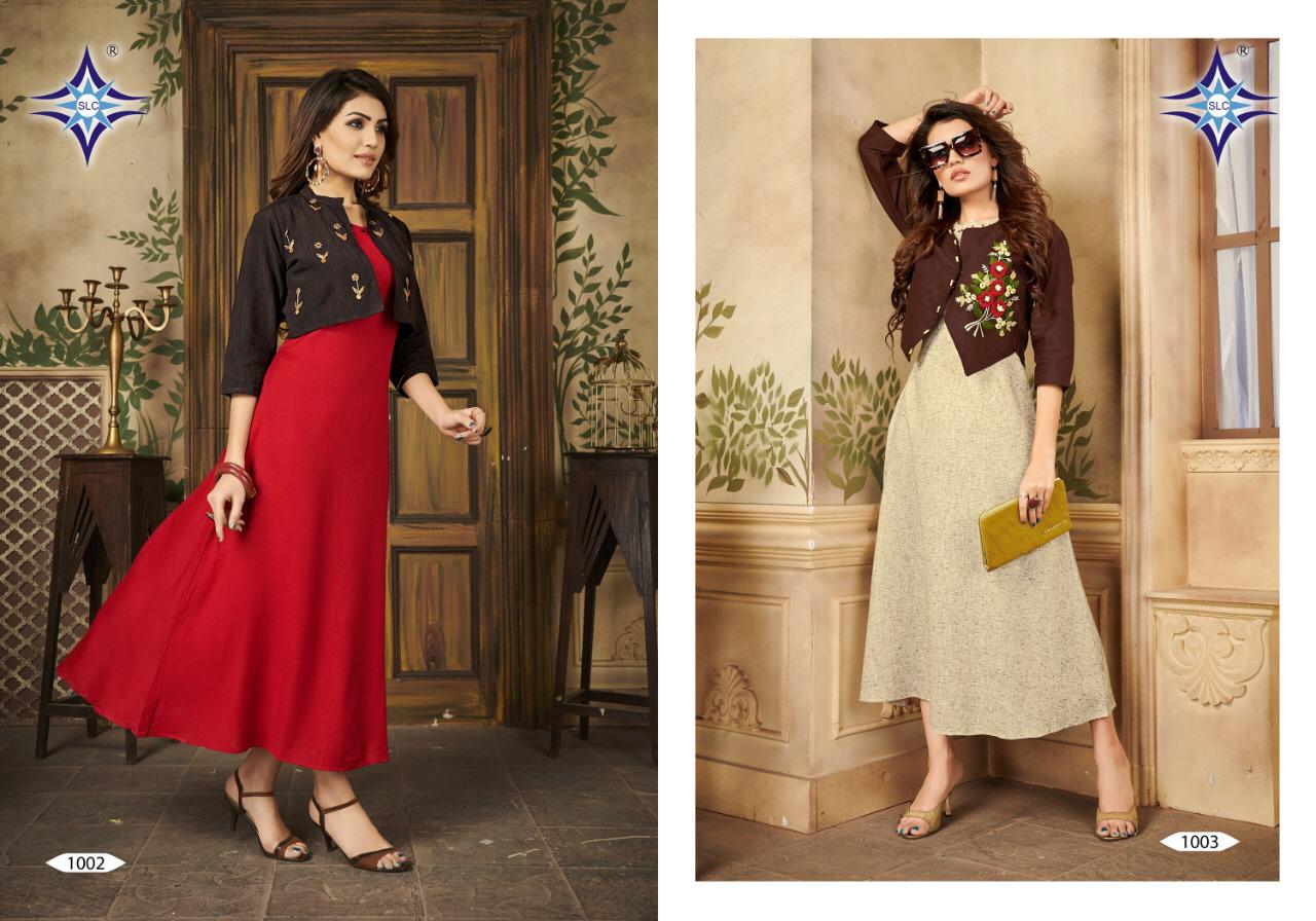 Aparna By  Slc Koti With Gown Types Kurtis Catalogue