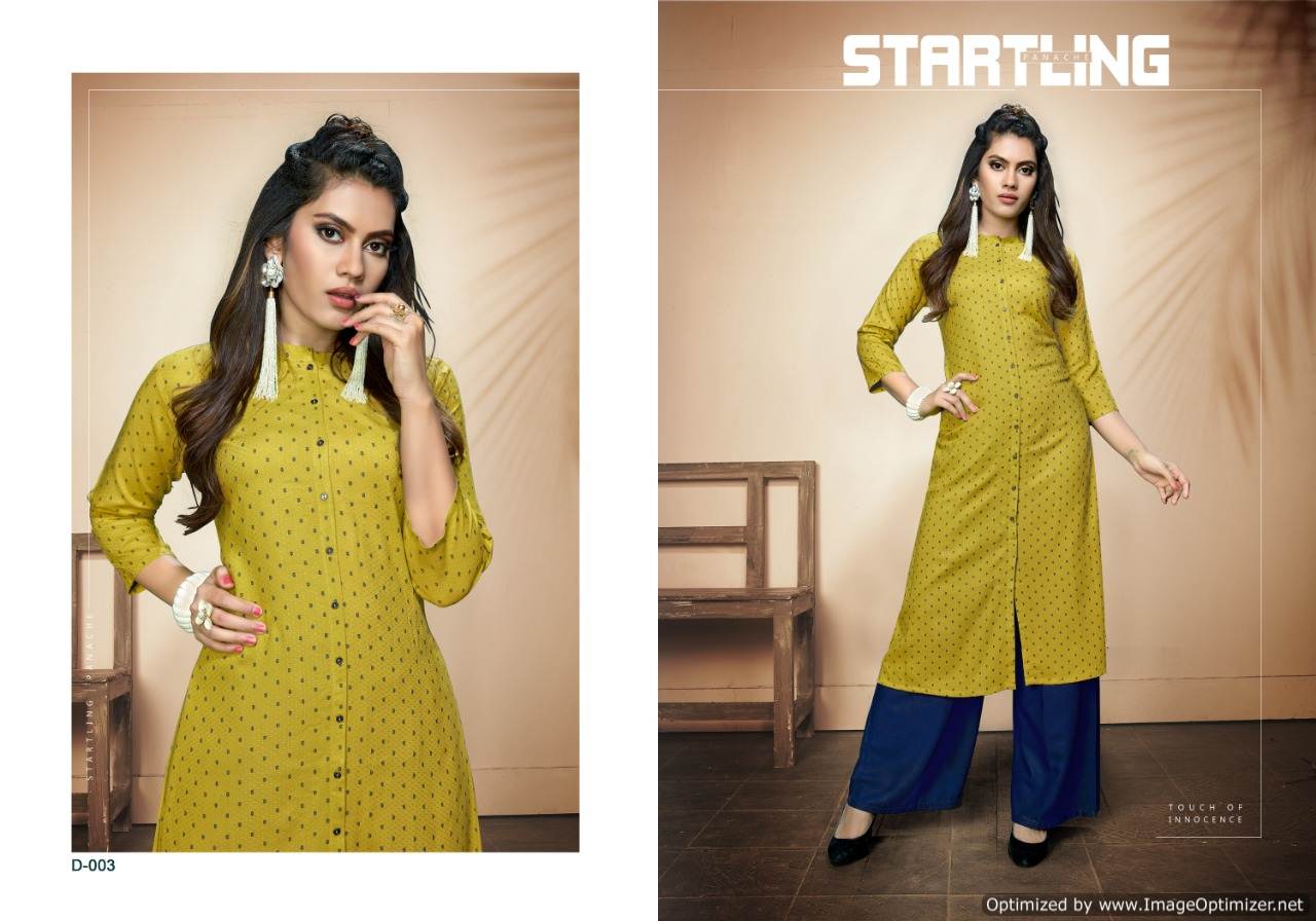 Kalariya By  Gallberry Heavy Rayon Kurti With Plazzo Collection