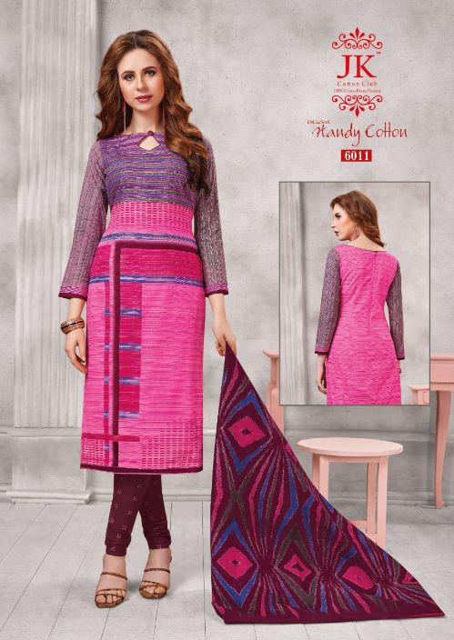 Handy Cotton Vol 6  By Jk Pure Cotton Printed Dress Material Collection