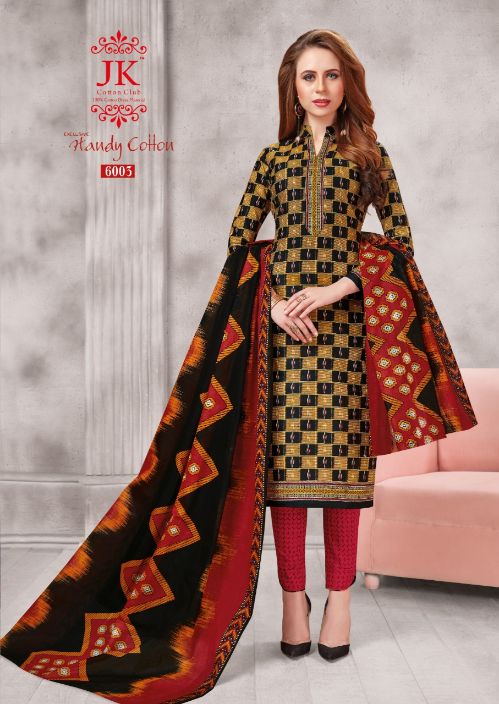 Handy Cotton Vol 6  By Jk Pure Cotton Printed Dress Material Collection