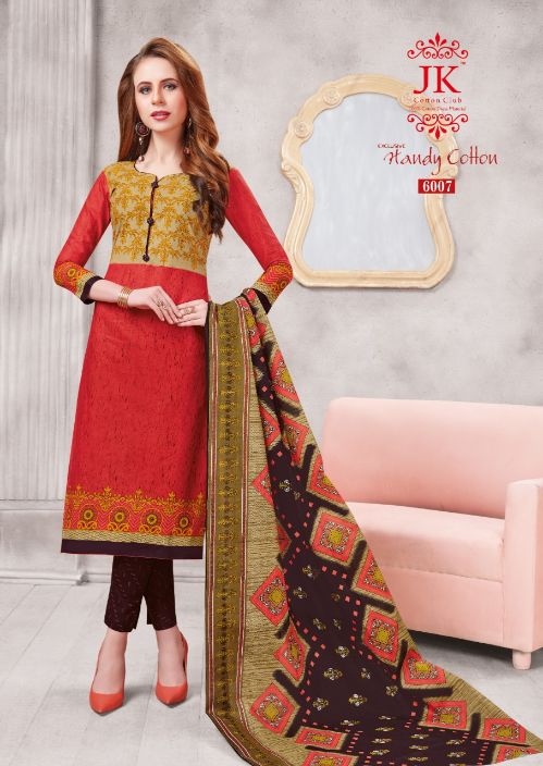 Handy Cotton Vol 6  By Jk Pure Cotton Printed Dress Material Collection