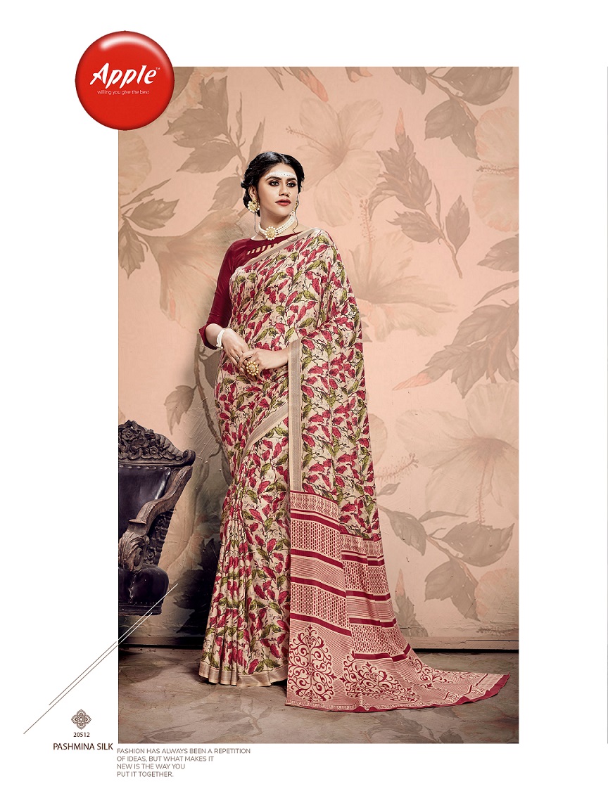 Kashmiri Vol 10 By Apple Designer Pashmina Silk Saree