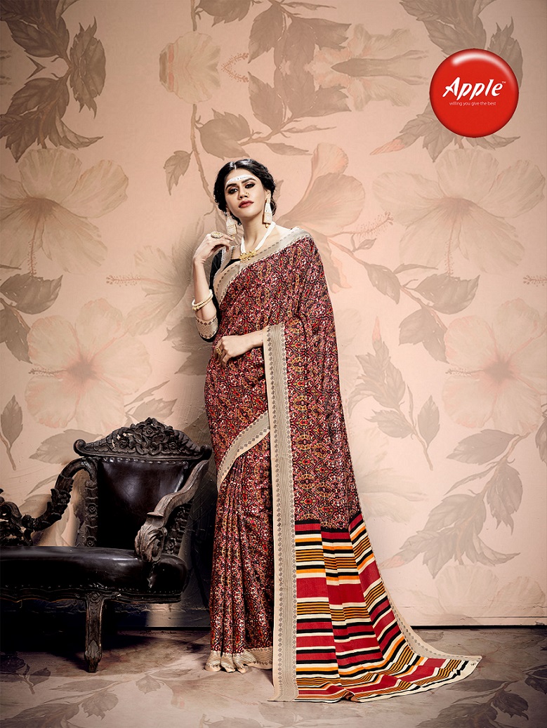 Kashmiri Vol 10 By Apple Designer Pashmina Silk Saree