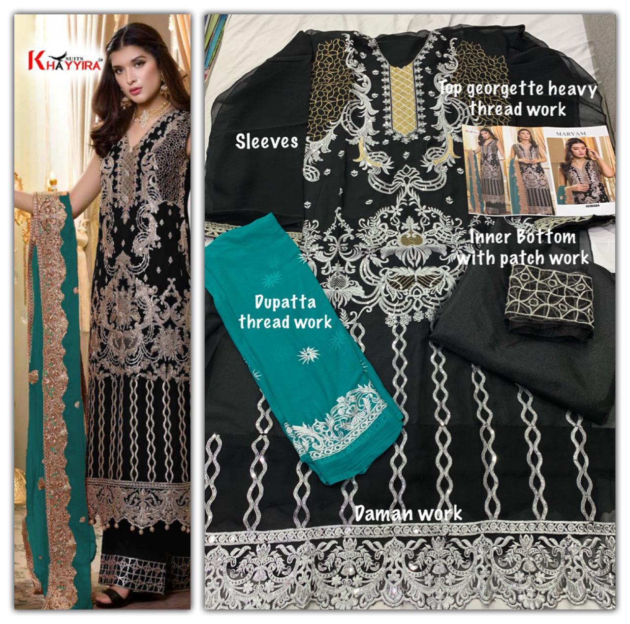 Khayyira By Maryam Hit Designer Pakistani Salwar Suits Collection