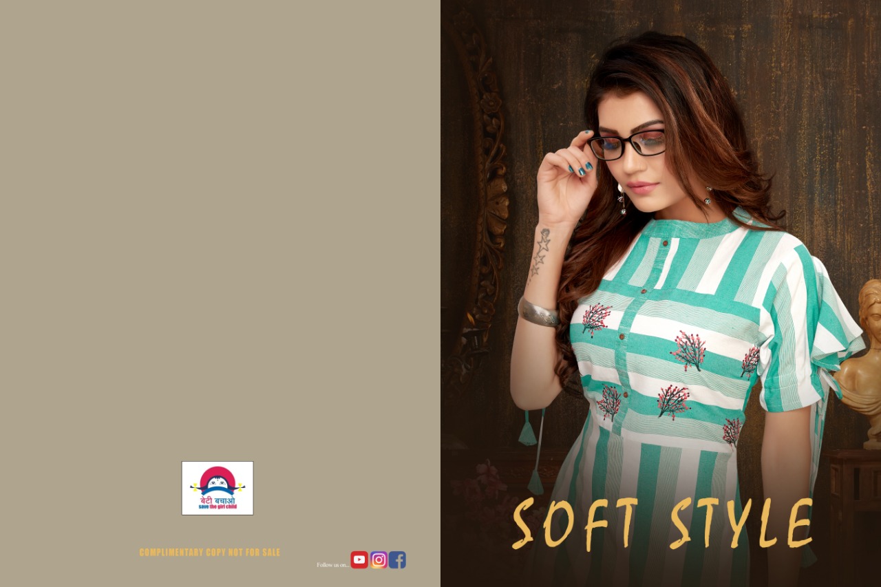 Soft Style By Shivasuki Looks Heavy Cotton Casual Wear Kurtis Catalogue