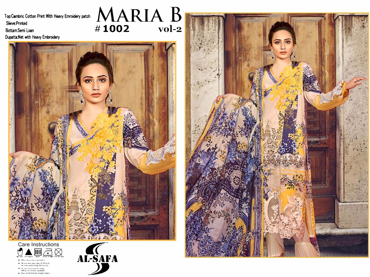 Maria B Vol 2 By Al Safa Designer Karachi Dress Material Collection