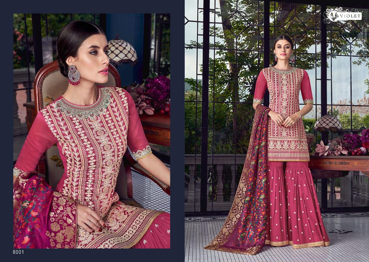 Sezane 8001 By Swagat Wedding Wear Salwar Suit Collection