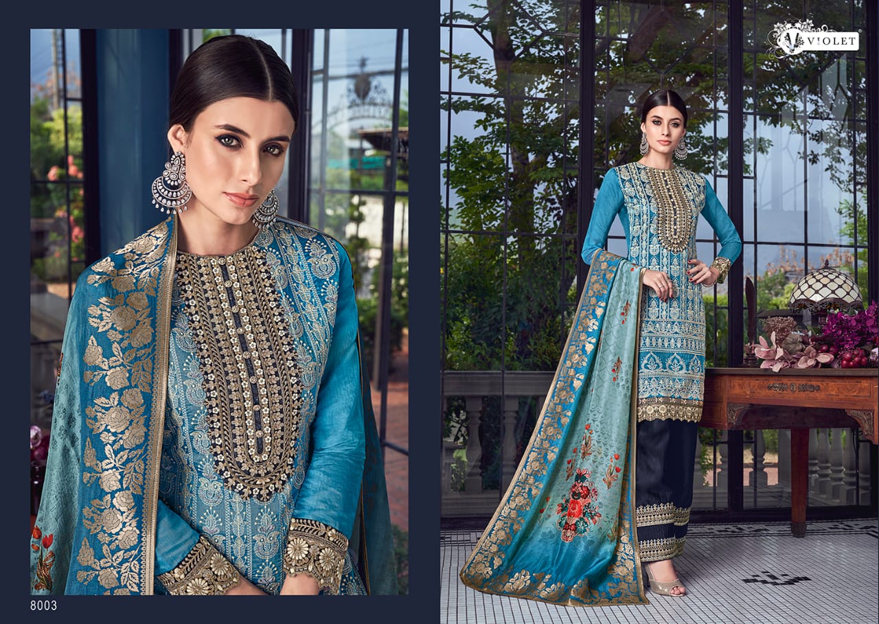 Sezane 8001 By Swagat Wedding Wear Salwar Suit Collection