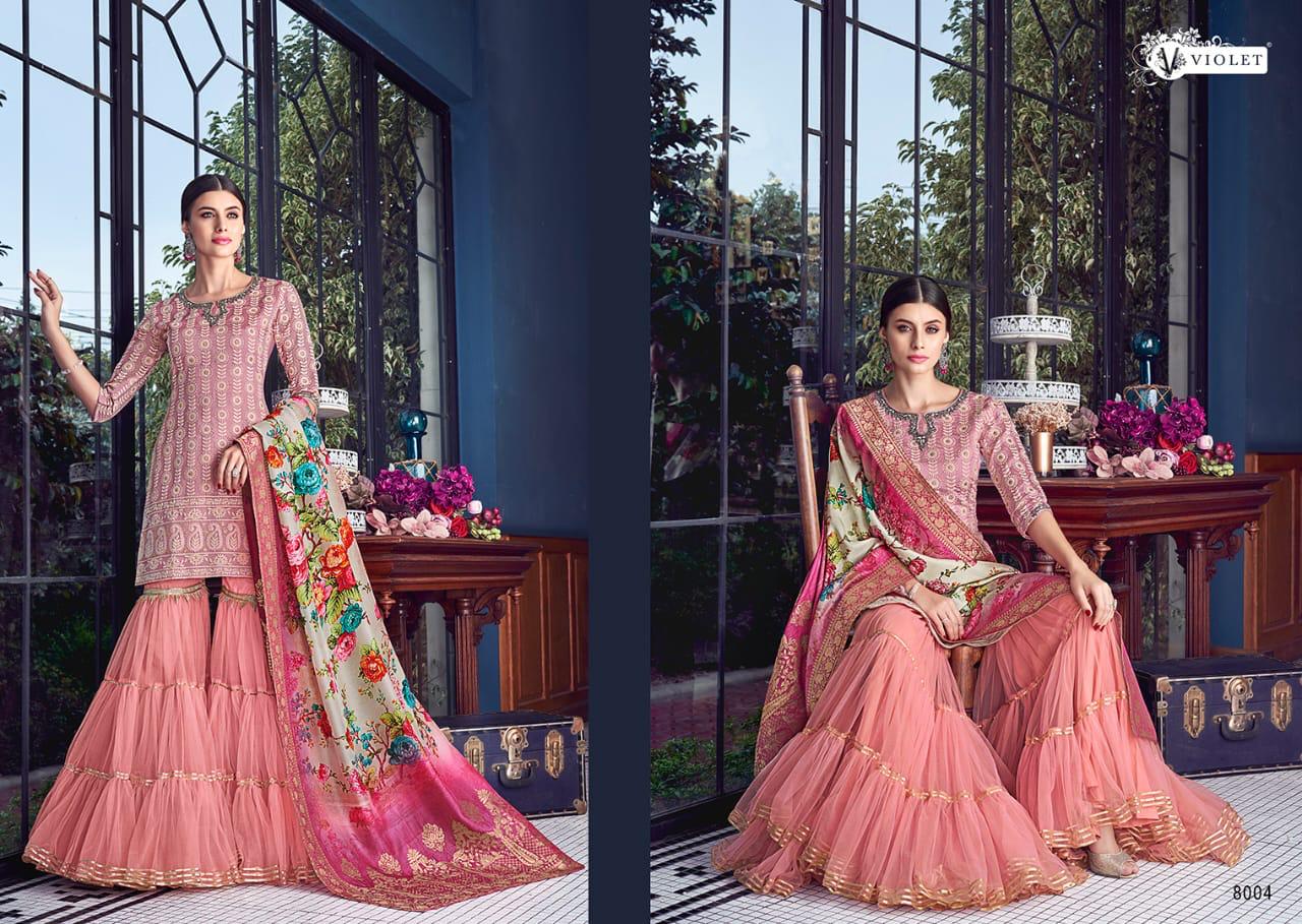 Sezane 8001 By Swagat Wedding Wear Salwar Suit Collection