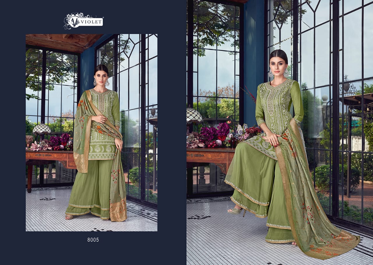 Sezane 8001 By Swagat Wedding Wear Salwar Suit Collection