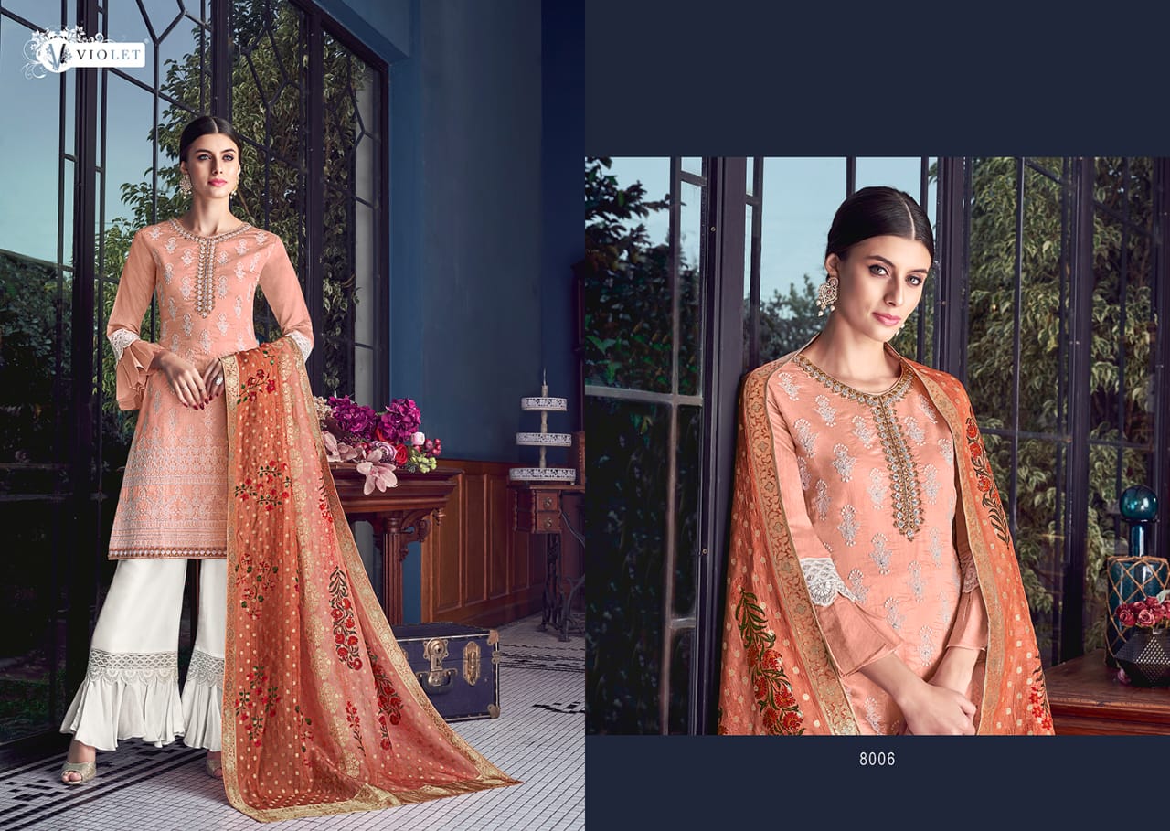 Sezane 8001 By Swagat Wedding Wear Salwar Suit Collection