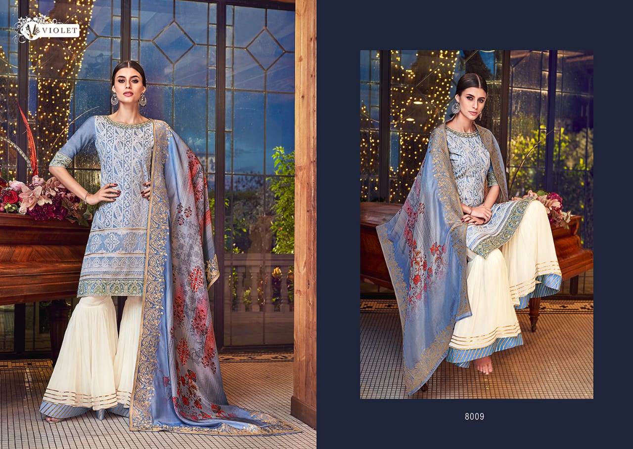 Sezane 8001 By Swagat Wedding Wear Salwar Suit Collection