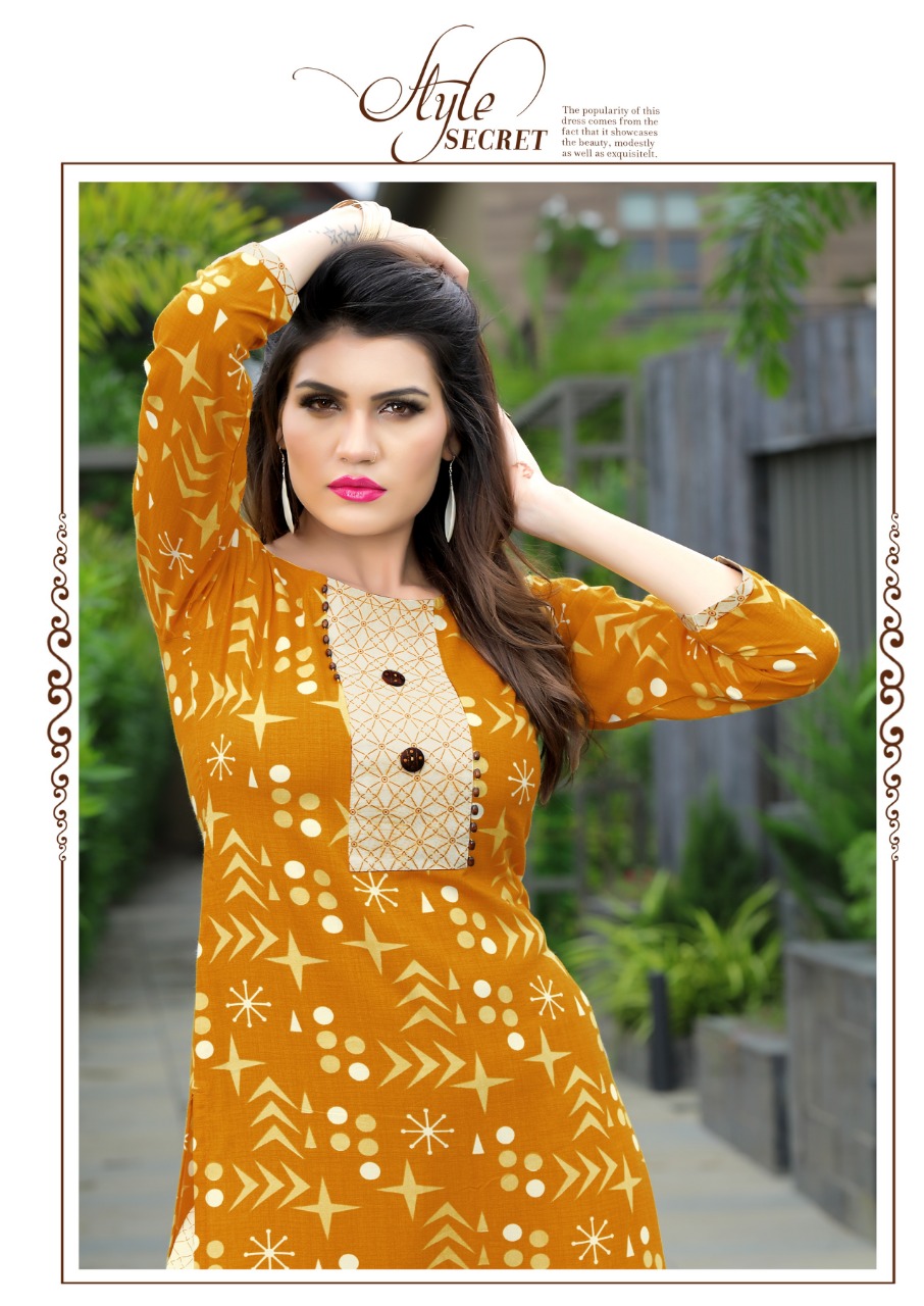 Square By Koodee Rayon Kurtis With Plazzo Collection