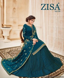 Zisa Vol 59 By Meera Embroidered Designer Salwar Suits Collection