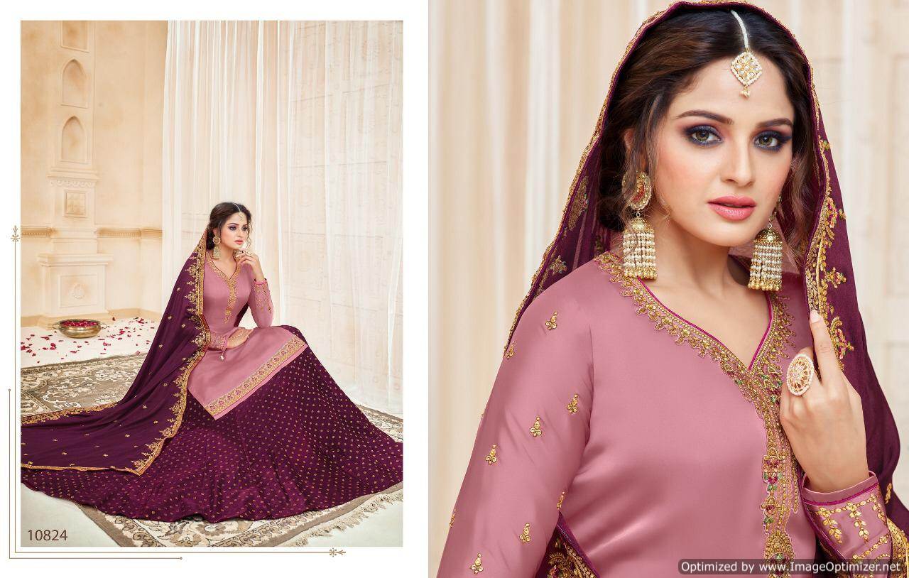 Zisa Vol 59 By Meera Embroidered Designer Salwar Suits Collection