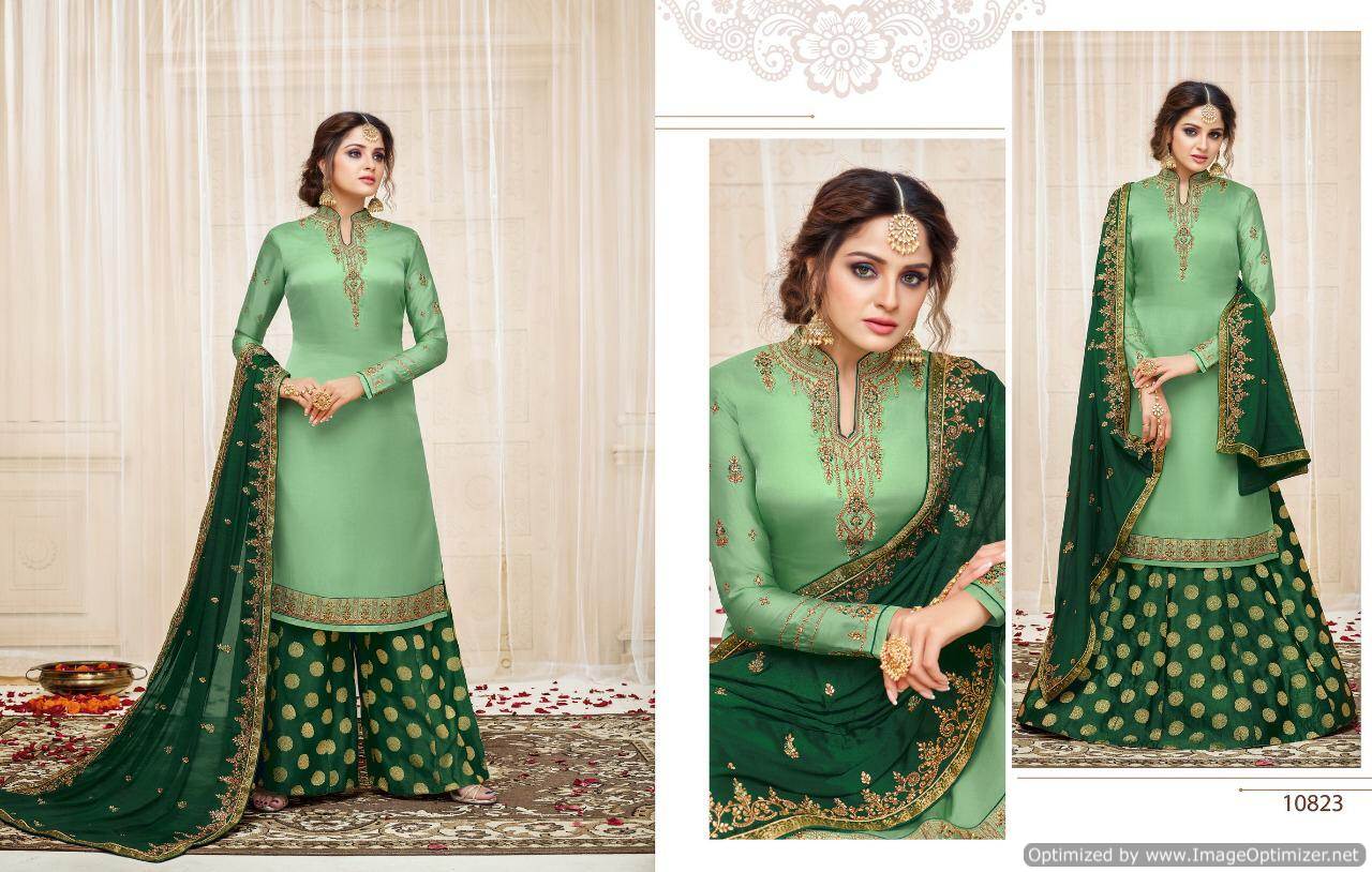 Zisa Vol 59 By Meera Embroidered Designer Salwar Suits Collection