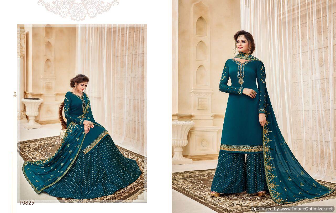 Zisa Vol 59 By Meera Embroidered Designer Salwar Suits Collection