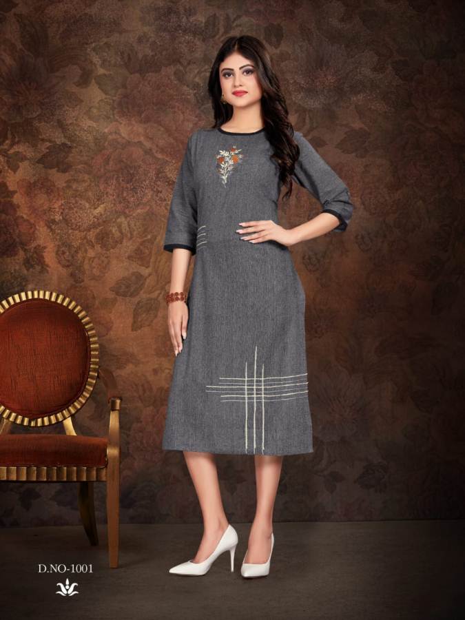 Aarya By Gf Cotton Printed Casual Wear Kurti Collection