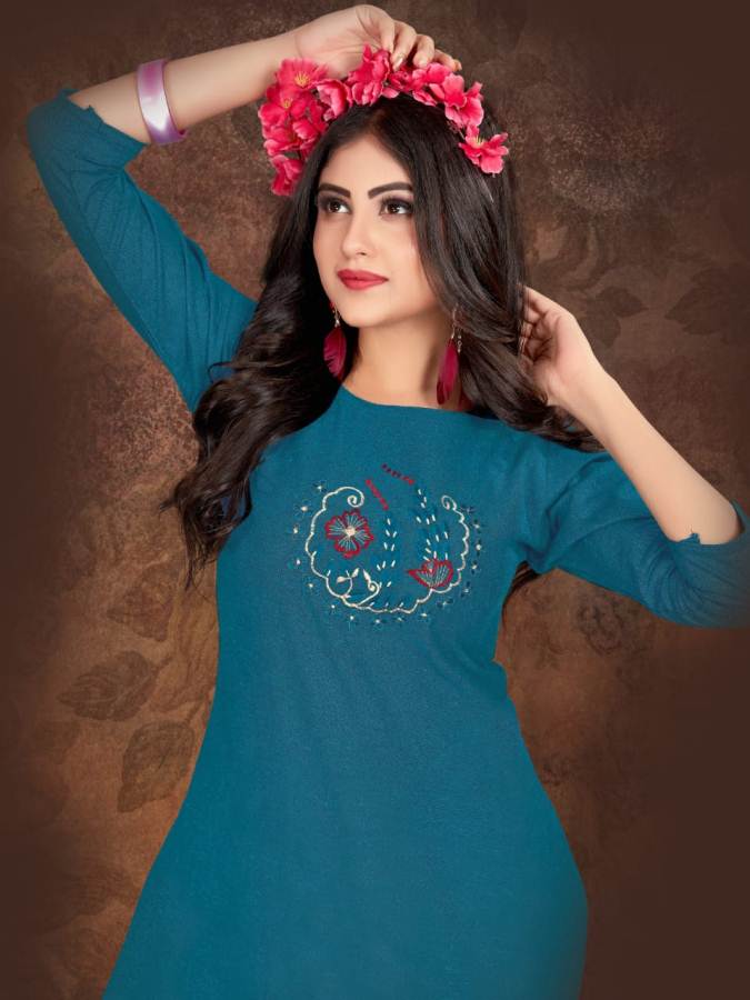 Aarya By Gf Cotton Printed Casual Wear Kurti Collection