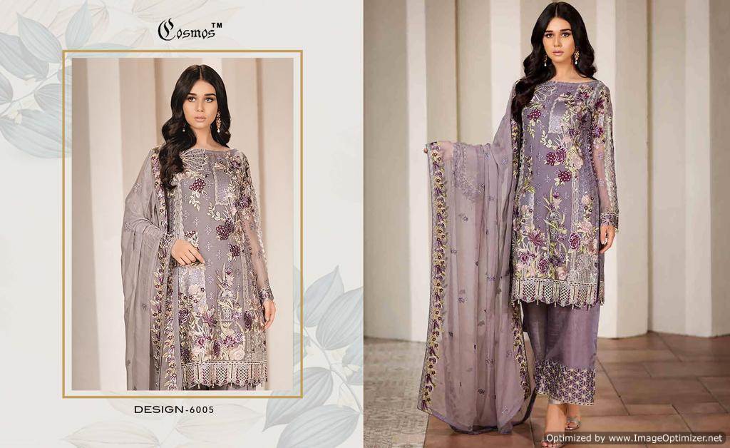 Aayra Vol 6 By Cosmos Georgette Wedding Wear Pakistani Suits Catalogue