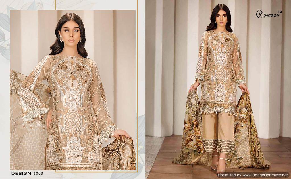 Aayra Vol 6 By Cosmos Georgette Wedding Wear Pakistani Suits Catalogue