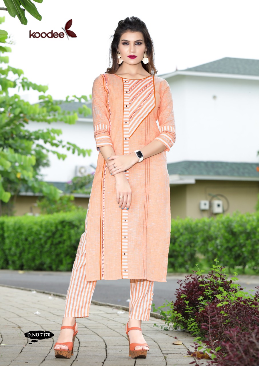 Colorbar Vol 2 By Koodee Designer Kurtis With Pant Catalogue.