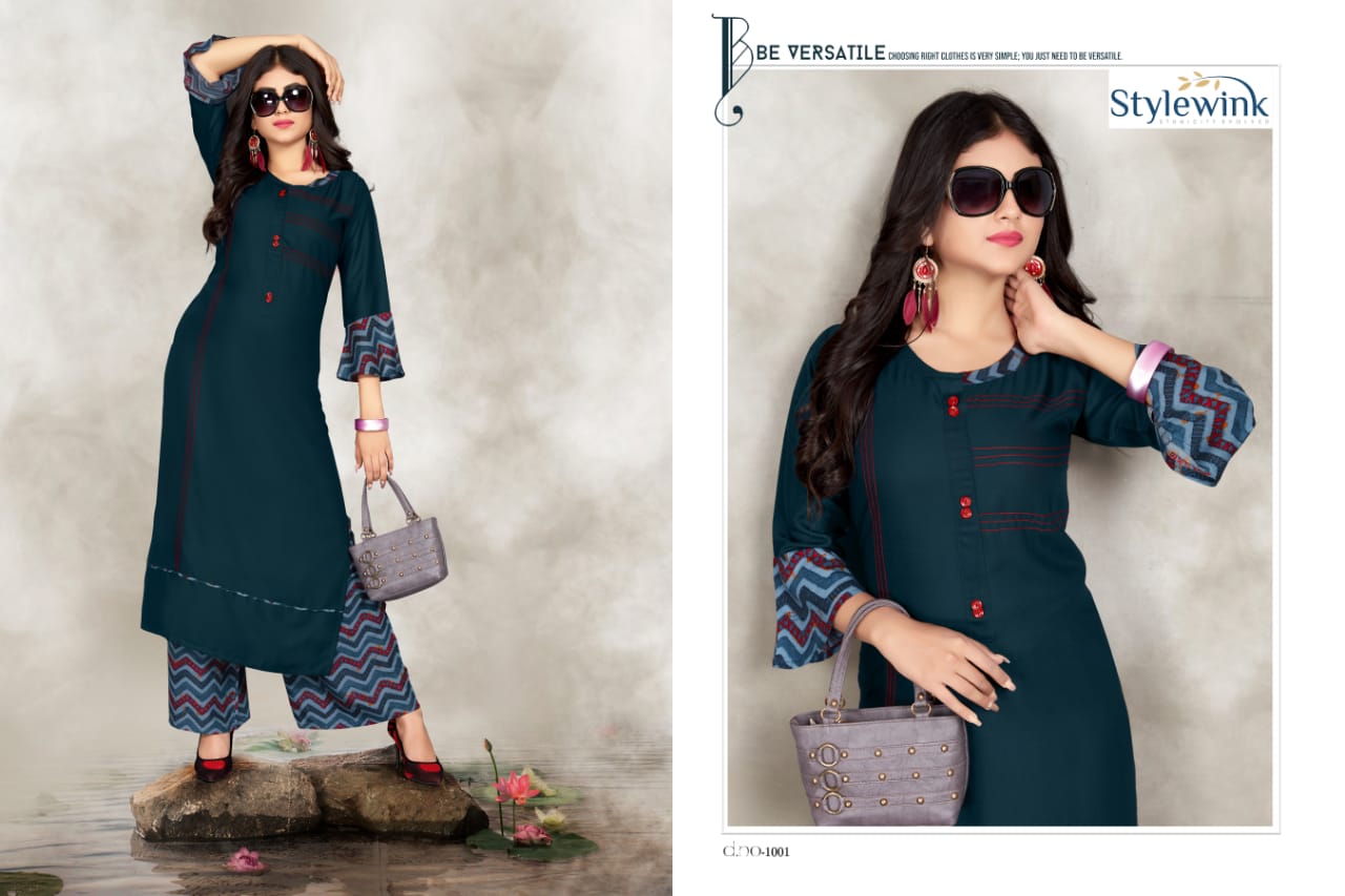 Hazel By  Stylewink Designer Kurtis With Plazzo Collection