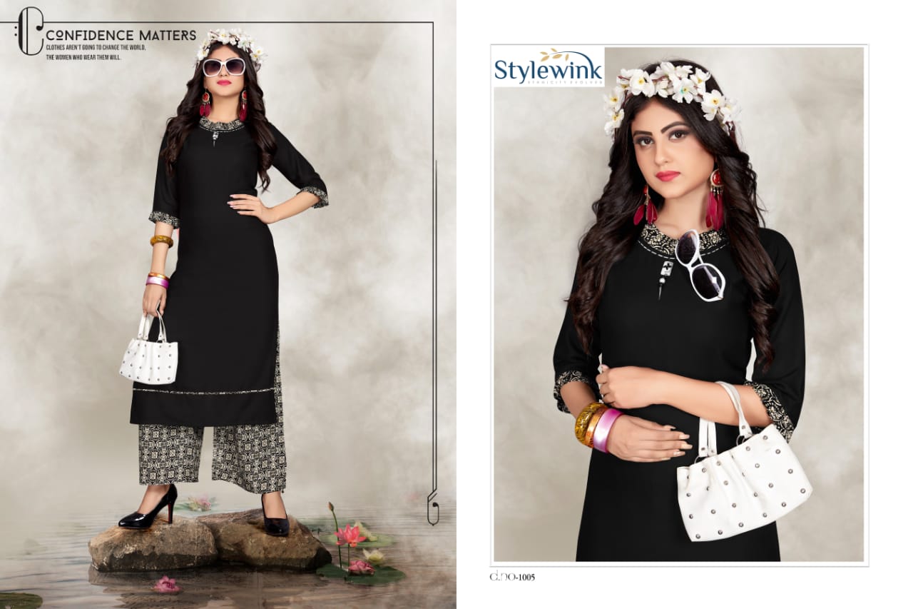 Hazel By  Stylewink Designer Kurtis With Plazzo Collection