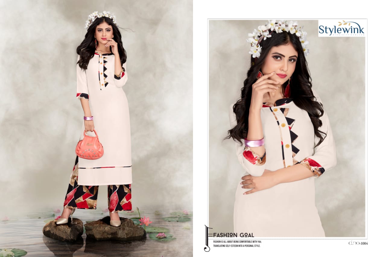 Hazel By  Stylewink Designer Kurtis With Plazzo Collection