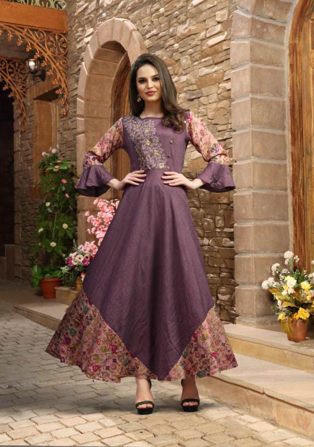 Kastur By Riya Party Wear Gown Types Kurtis Catalogue