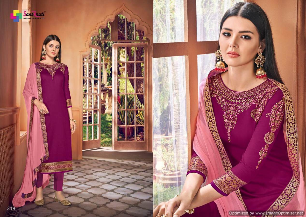 Kishana By Sanskruti Embroidered Salwar Suits Catalogue