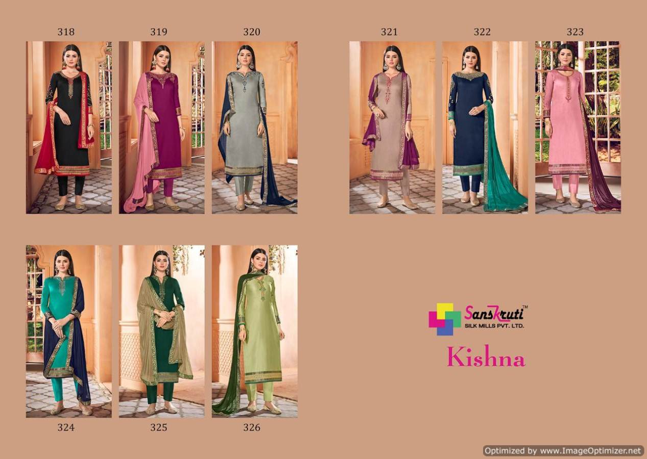 Kishana By Sanskruti Embroidered Salwar Suits Catalogue