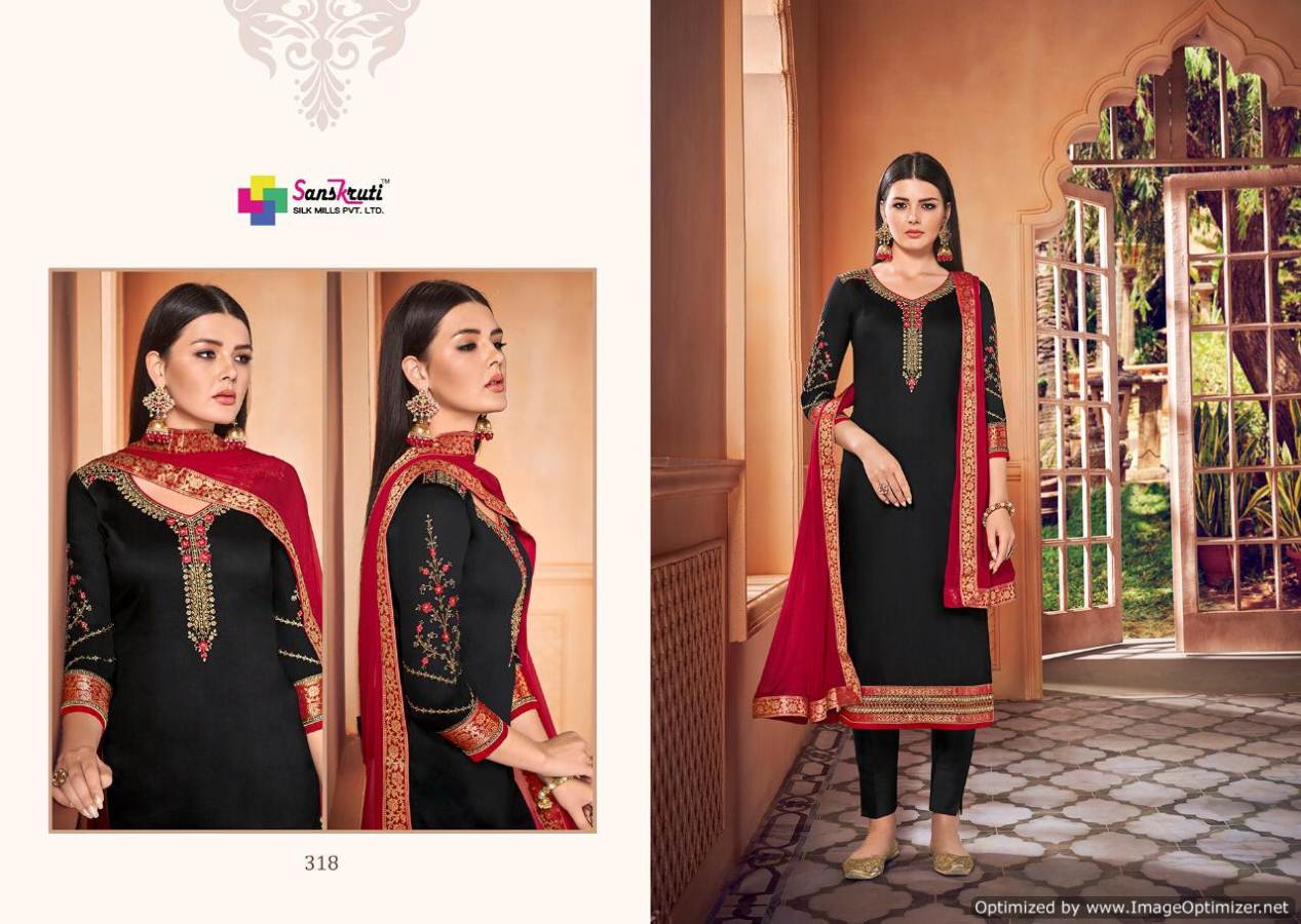 Kishana By Sanskruti Embroidered Salwar Suits Catalogue