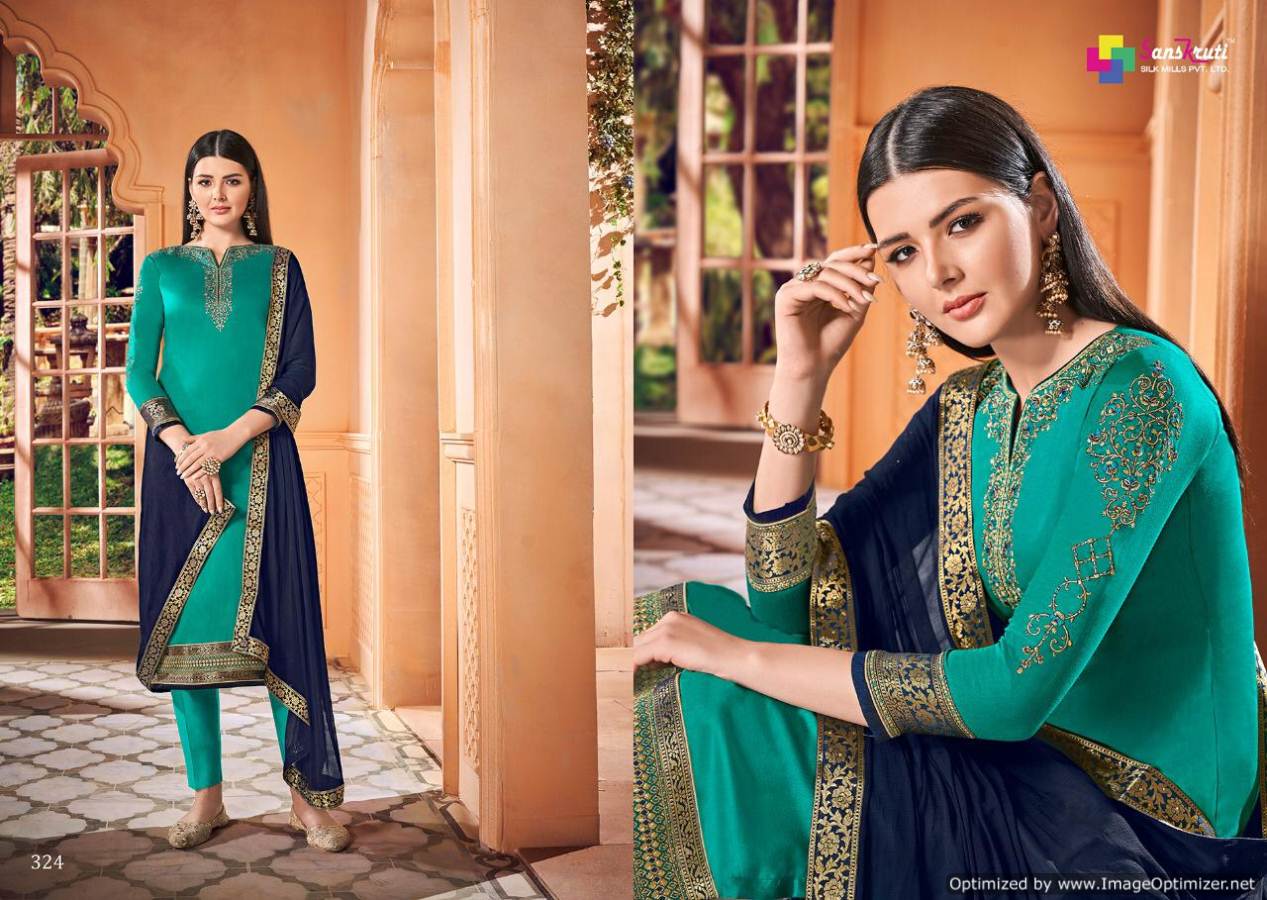 Kishana By Sanskruti Embroidered Salwar Suits Catalogue