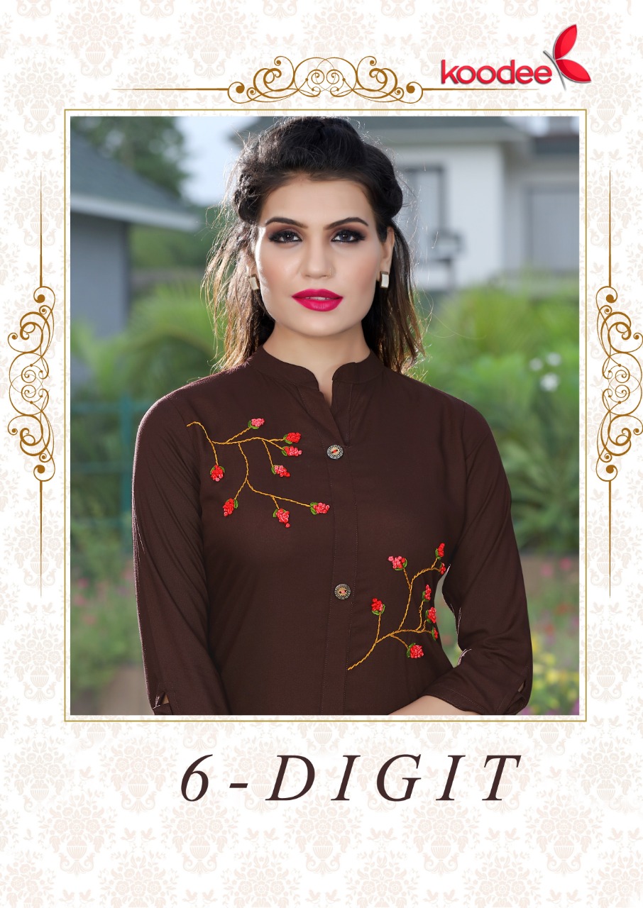 6 Disit By Koodee Casual Wear Kurtis Catalogue