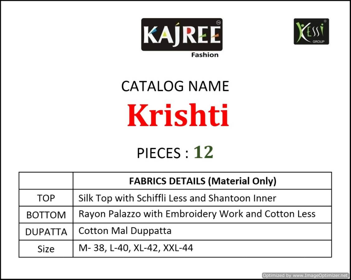 Krishti By Kajree Designer Festival Wear Ready Made Collection