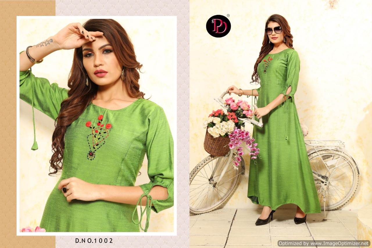 Dazzle By Poorvi Designer Long Kurtis Collection