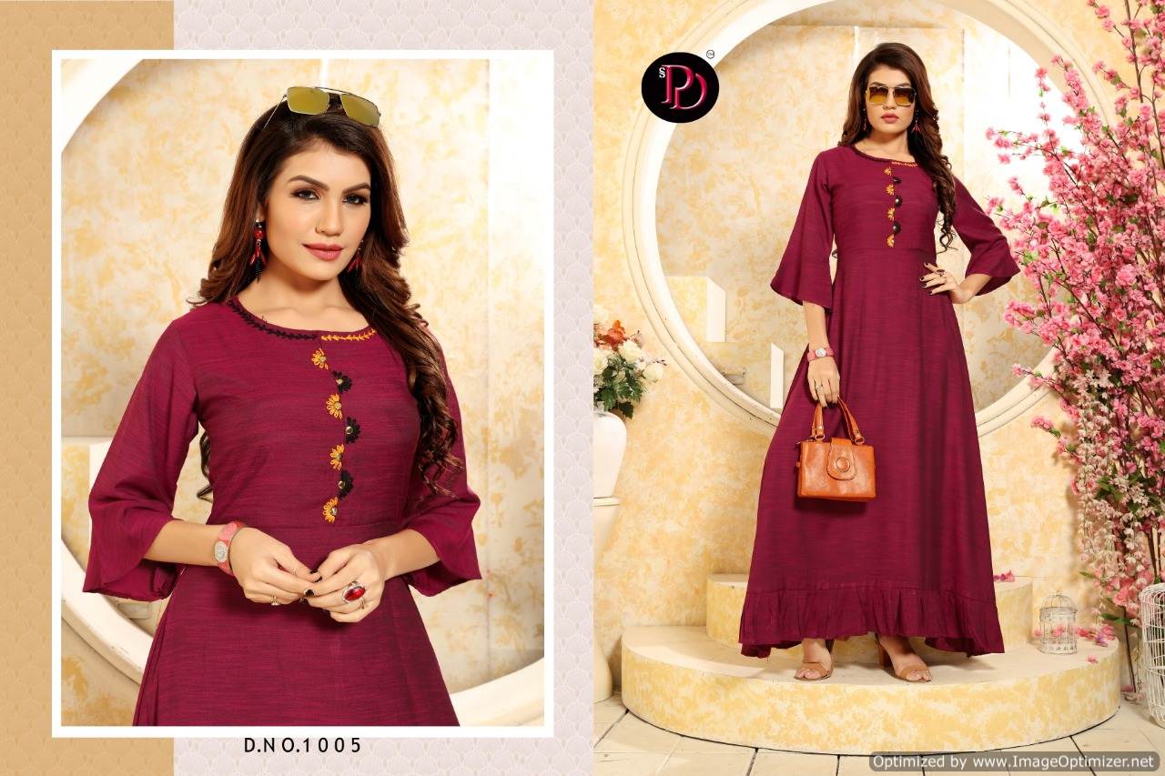 Dazzle By Poorvi Designer Long Kurtis Collection