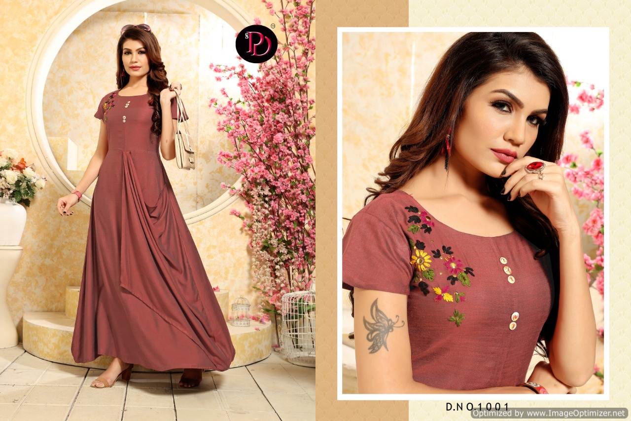 Dazzle By Poorvi Designer Long Kurtis Collection