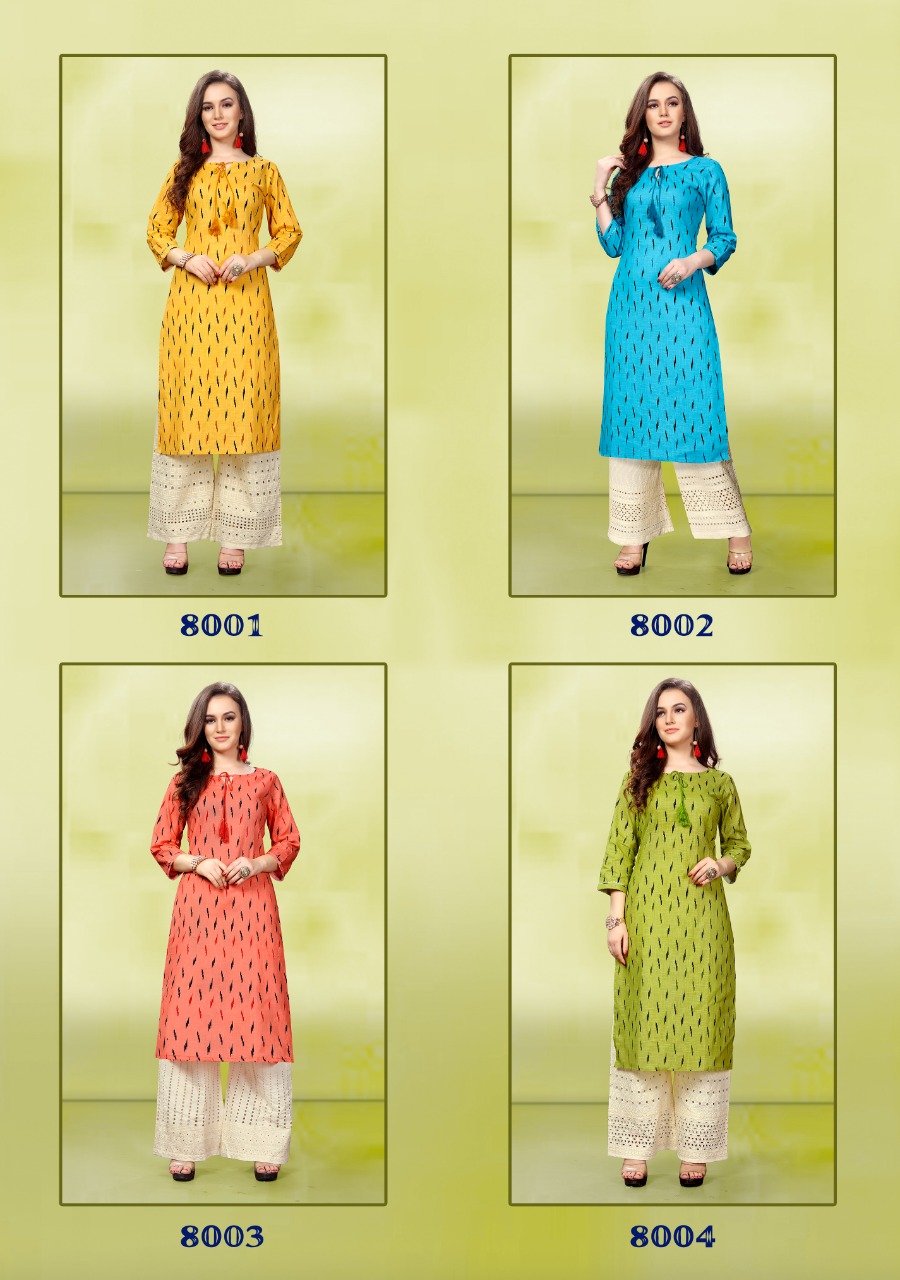 Sakhi Saheli Vol 8  By Kalakari Nx Kurtis With Plazzo Collection