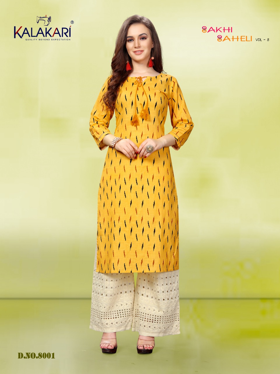 Sakhi Saheli Vol 8  By Kalakari Nx Kurtis With Plazzo Collection