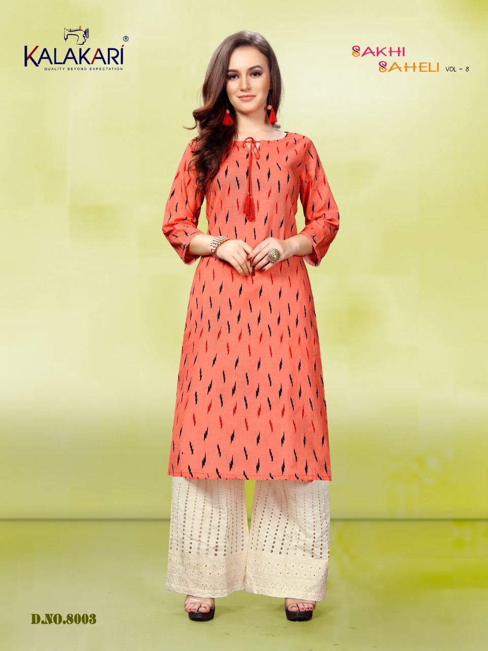 Sakhi Saheli Vol 8  By Kalakari Nx Kurtis With Plazzo Collection