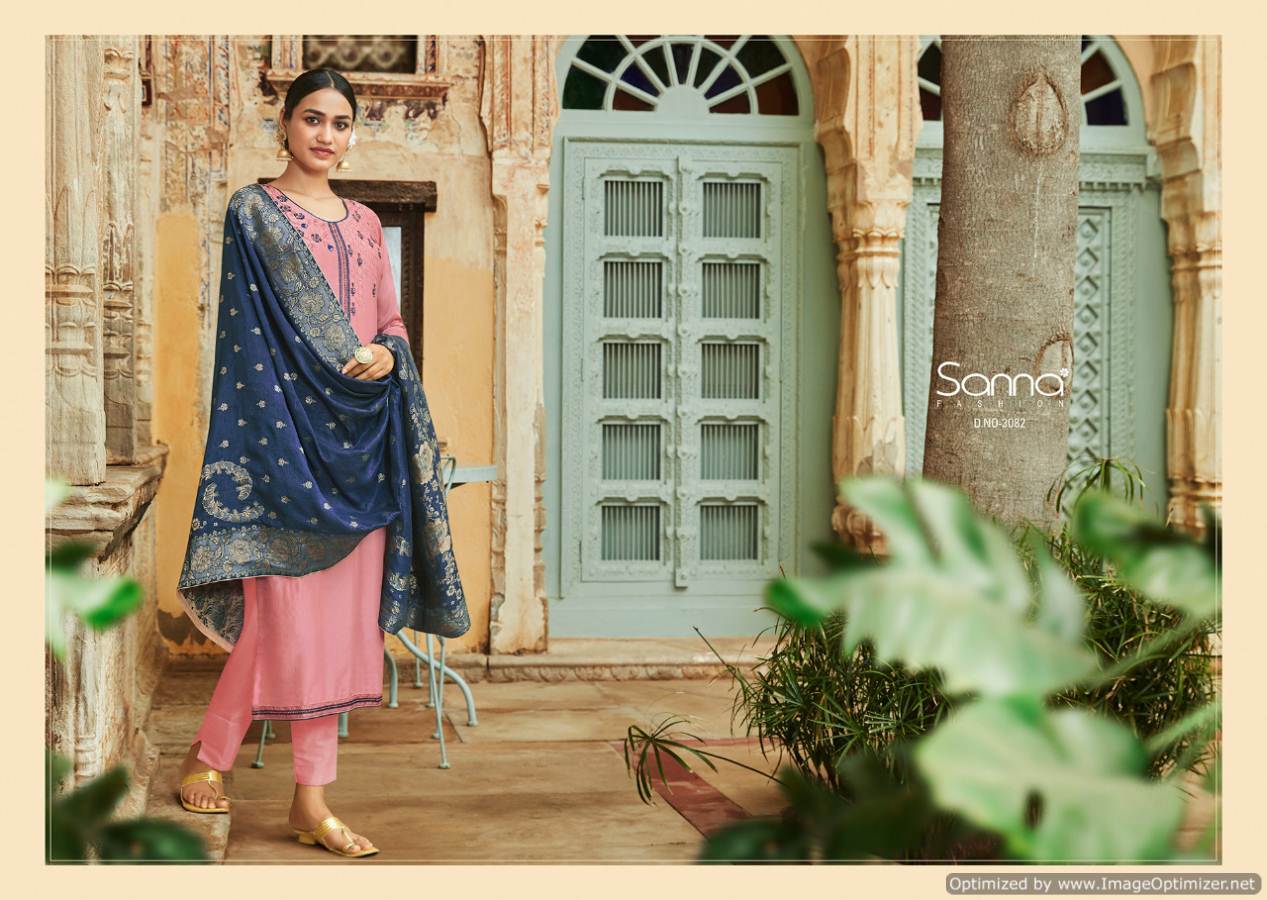 Sanna By Sanskruti Designer Silk Salwar Suit Collection