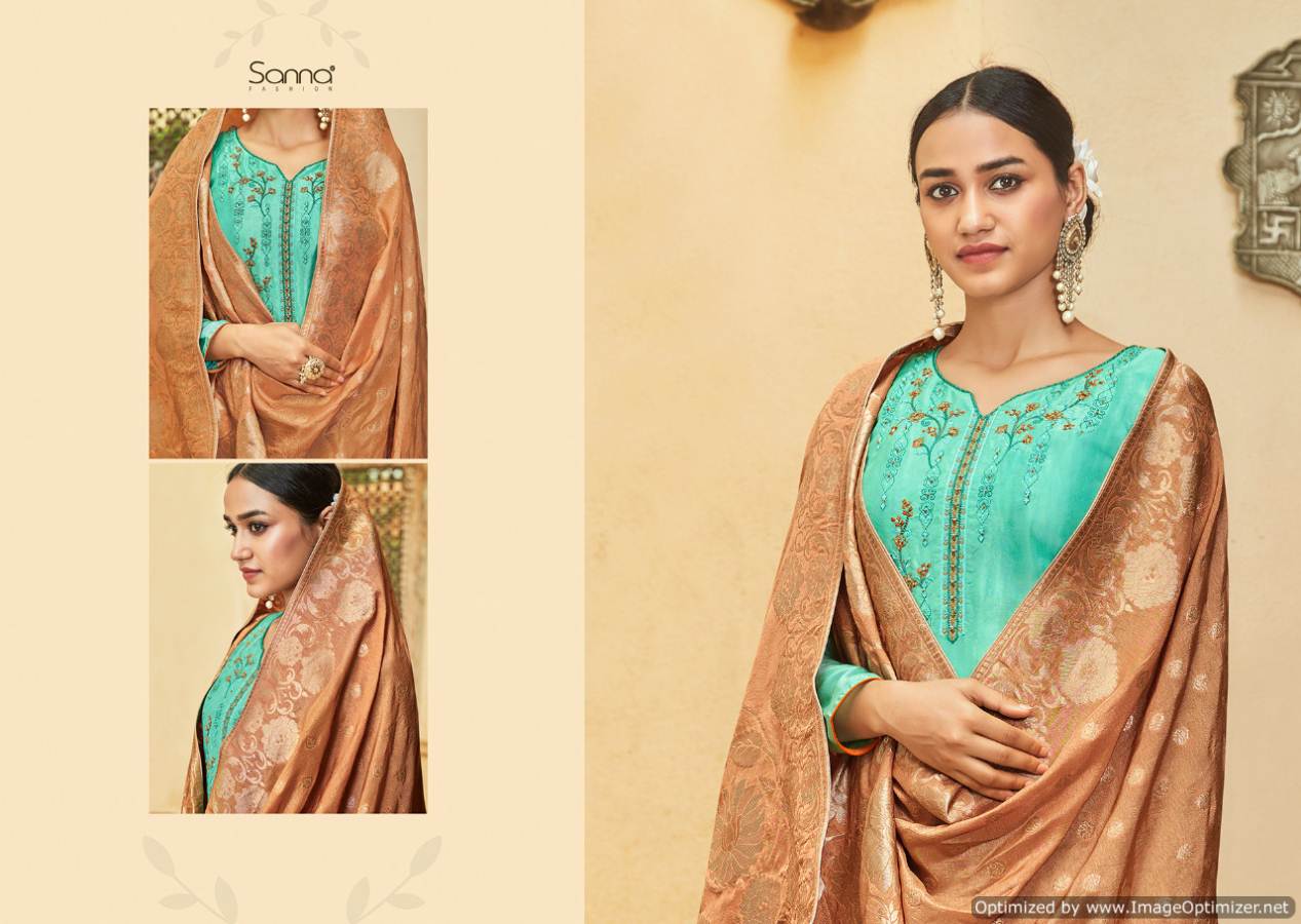 Sanna By Sanskruti Designer Silk Salwar Suit Collection