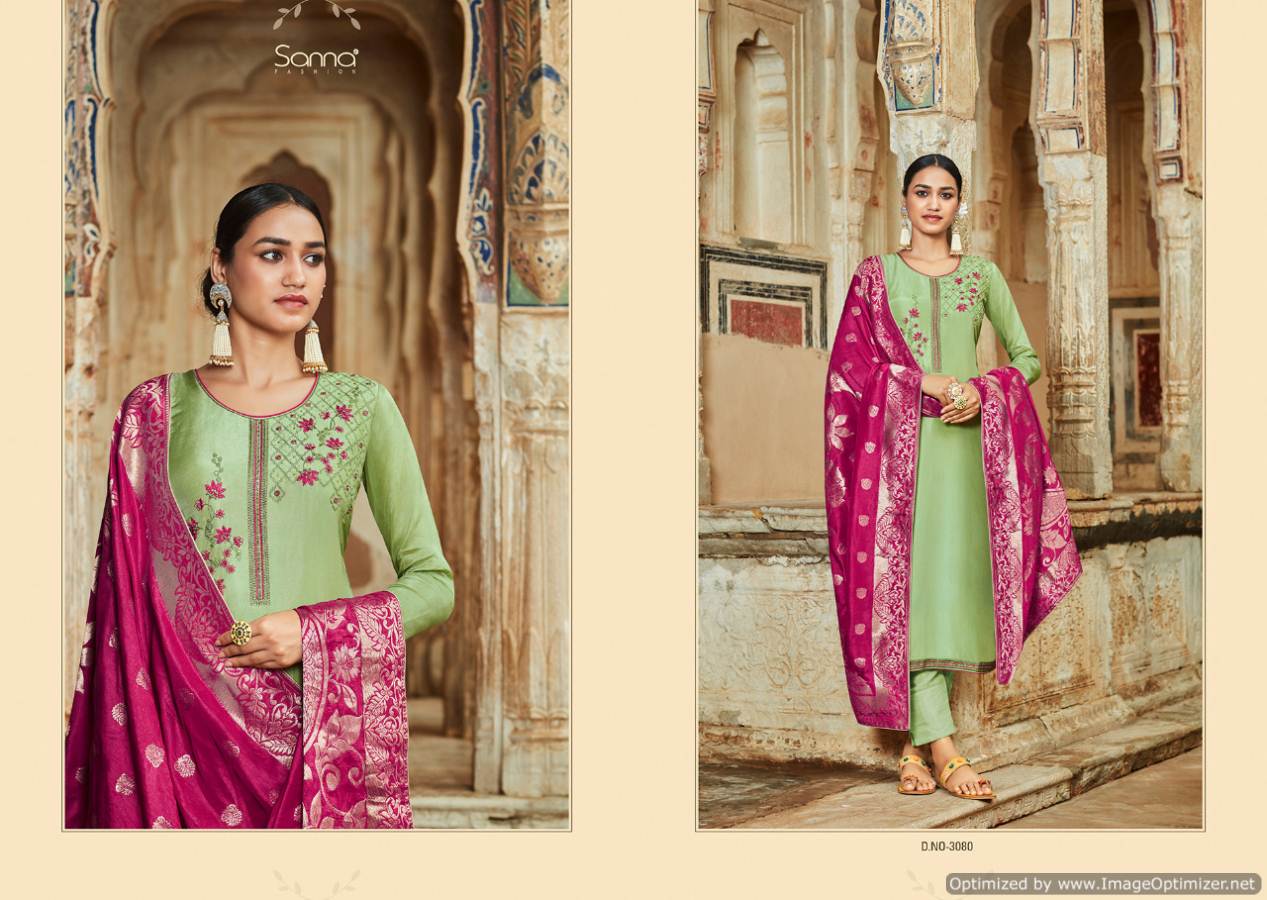 Sanna By Sanskruti Designer Silk Salwar Suit Collection