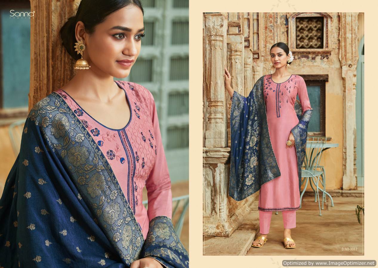 Sanna By Sanskruti Designer Silk Salwar Suit Collection